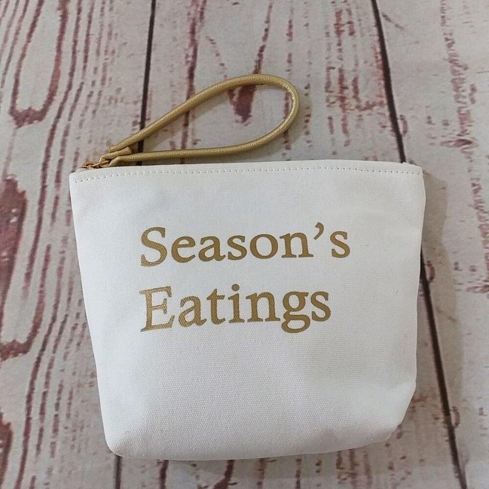 Nordstrom‎ Certified Vegan 'Season's Eatings' Cosmetic Bag